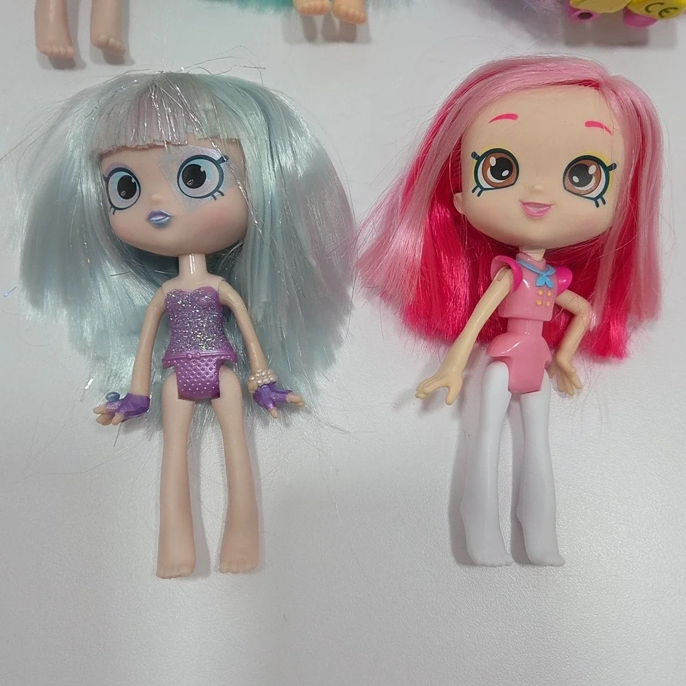 Shopkins Shoppies Dolls Lot Popette Peppa Mint Rainbow Kate Gemma Stone Donatina